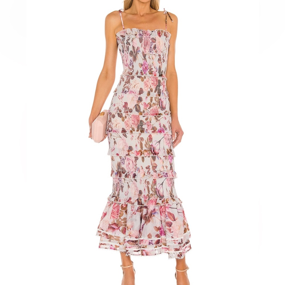 Geranium Dress in Garden Rose
